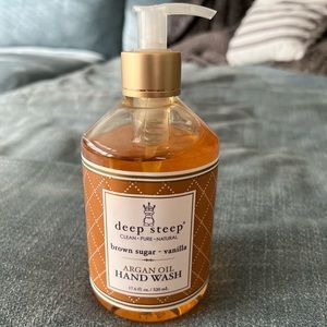 Argan oil brown sugar vanilla hand wash
